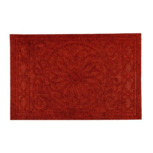 Коврик придверный без окантовки «Большой цветок», 38×58 см, цвет МИКС Коврик придверный без окантовки «Большой цветок», 38×58 см, цвет МИКС
