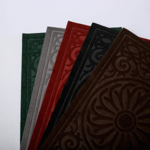 Коврик придверный без окантовки «Большой цветок», 38×58 см, цвет МИКС Коврик придверный без окантовки «Большой цветок», 38×58 см, цвет МИКС