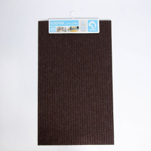 Коврик придверный без окантовки Доляна «Стандарт», 40×60 см, цвет коричневый Коврик придверный без окантовки Доляна «Стандарт», 40×60 см, цвет коричневый