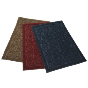 Коврик придверный без окантовки Доляна «Welcome. Вензеля», 38×59 см, цвет МИКС Коврик придверный без окантовки Доляна «Welcome. Вензеля», 38×59 см, цвет МИКС