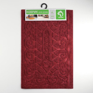 Коврик придверный без окантовки Доляна «Welcome. Вензеля», 38×59 см, цвет МИКС Коврик придверный без окантовки Доляна «Welcome. Вензеля», 38×59 см, цвет МИКС