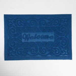 Коврик придверный без окантовки Доляна «Welcome. Вензеля», 38×59 см, цвет МИКС Коврик придверный без окантовки Доляна «Welcome. Вензеля», 38×59 см, цвет МИКС