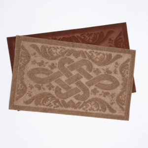 Коврик придверный без окантовки «Вензель», 45×75 см, цвет МИКС Коврик придверный без окантовки «Вензель», 45×75 см, цвет МИКС