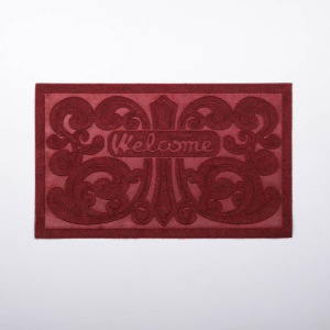 Коврик придверный без окантовки «Welcome Вензель», 45×75 см, цвет МИКС Коврик придверный без окантовки «Welcome Вензель», 45×75 см, цвет МИКС