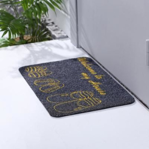 Коврик придверный Доляна «Тапочки», 38×58 см, цвет МИКС Коврик придверный Доляна «Тапочки», 38×58 см, цвет МИКС