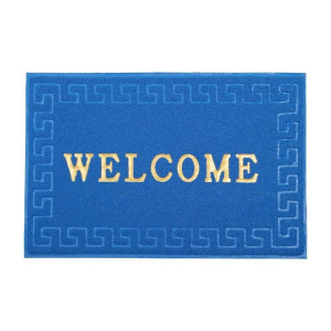 Коврик придверный Доляна «Welcome. Меандр», 38×58 см, цвет МИКС Коврик придверный Доляна «Welcome. Меандр», 38×58 см, цвет МИКС