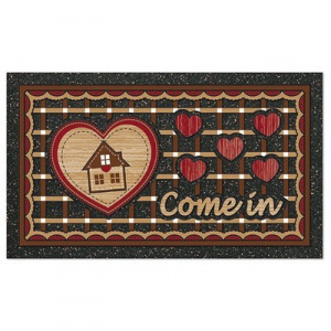 Коврик придверный Format Kolor «С любовью», 40 х 68 см Коврик придверный Format Kolor «С любовью», 40 х 68 см