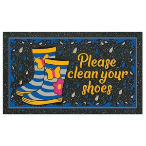 Коврик придверный Format Kolor «Вытирайте обувь!», 40 х 68 см Коврик придверный Format Kolor «Вытирайте обувь!», 40 х 68 см