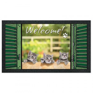 Коврик придверный Format Print «Котята», 40 х 68 см Коврик придверный Format Print «Котята», 40 х 68 см