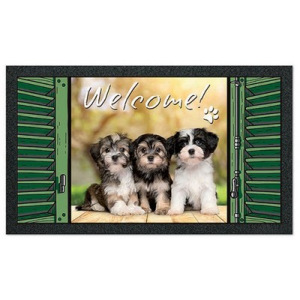 Коврик придверный Format Print «Щенки», 40 х 68 см Коврик придверный Format Print «Щенки», 40 х 68 см