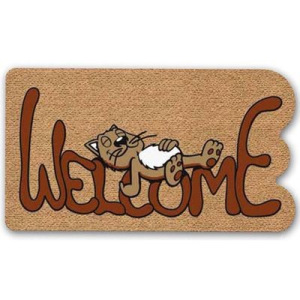 Коврик придверный Kokarda «Спящий кот », 40 х 70 см Коврик придверный Kokarda «Спящий кот », 40 х 70 см