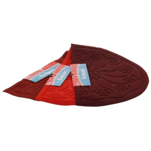 Коврик придверный полукруглый без окантовки «Веер», 50×80 см, цвет МИКС Коврик придверный полукруглый без окантовки «Веер», 50×80 см, цвет МИКС