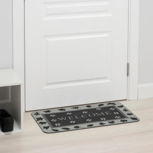 Коврик придверный прямоугольный «Welcome листья», 40×70 см Коврик придверный прямоугольный «Welcome листья», 40×70 см
