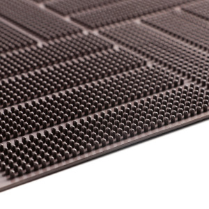 Коврик придверный резиновый «Паркет», 39×60 см, цвет шоколадный Коврик придверный резиновый «Паркет», 39×60 см, цвет шоколадный