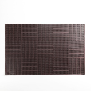 Коврик придверный резиновый «Паркет», 39×60 см, цвет шоколадный Коврик придверный резиновый «Паркет», 39×60 см, цвет шоколадный