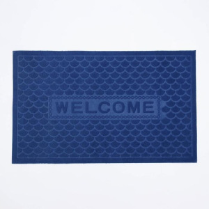 Коврик придверный «Рябь Welcome», 45×74 см, без окантовки, цвет МИКС Коврик придверный «Рябь Welcome», 45×74 см, без окантовки, цвет МИКС