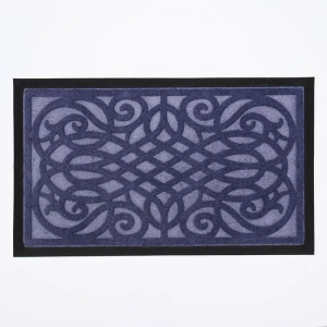 Коврик придверный с окантовкой «Вензель», 45×75 см, цвет МИКС Коврик придверный с окантовкой «Вензель», 45×75 см, цвет МИКС