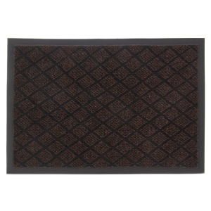 Коврик придверный влаговпитывающий «Галант», 40×60 см, цвет коричневый Коврик придверный влаговпитывающий «Галант», 40×60 см, цвет коричневый