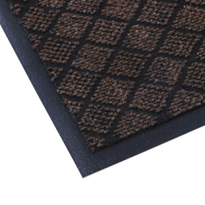 Коврик придверный влаговпитывающий «Галант», 50×80 см, цвет коричневый Коврик придверный влаговпитывающий «Галант», 50×80 см, цвет коричневый