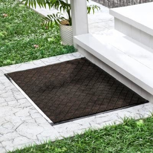Коврик придверный влаговпитывающий «Галант», 50×80 см, цвет коричневый Коврик придверный влаговпитывающий «Галант», 50×80 см, цвет коричневый