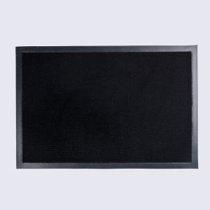 Коврик придверный влаговпитывающий, иглопробивной, «Эконом», 40×60 см, цвет чёрный Коврик придверный влаговпитывающий, иглопробивной, «Эконом», 40×60 см, цвет чёрный