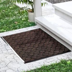 Коврик придверный влаговпитывающий «Крафт», 50×80 см, цвет коричневый Коврик придверный влаговпитывающий «Крафт», 50×80 см, цвет коричневый