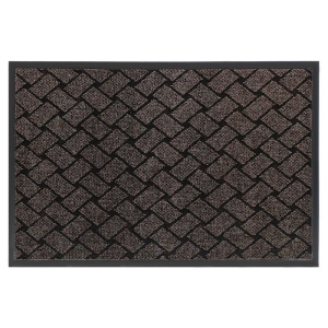 Коврик придверный влаговпитывающий «Крафт», 50×80 см, цвет коричневый Коврик придверный влаговпитывающий «Крафт», 50×80 см, цвет коричневый