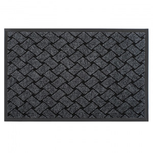 Коврик придверный влаговпитывающий «Крафт», 50×80 см, цвет серый Коврик придверный влаговпитывающий «Крафт», 50×80 см, цвет серый