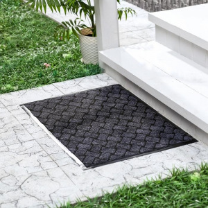 Коврик придверный влаговпитывающий «Крафт», 50×80 см, цвет серый Коврик придверный влаговпитывающий «Крафт», 50×80 см, цвет серый