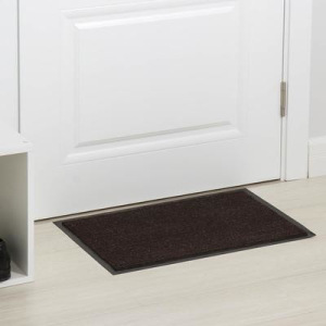 Коврик придверный влаговпитывающий, ребристый, «Комфорт», 40×60 см, цвет коричневый Коврик придверный влаговпитывающий, ребристый, «Комфорт», 40×60 см, цвет коричневый