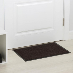 Коврик придверный влаговпитывающий, ребристый, «Комфорт», 40×60 см, цвет коричневый Коврик придверный влаговпитывающий, ребристый, «Комфорт», 40×60 см, цвет коричневый