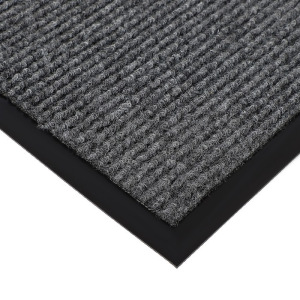 Коврик придверный влаговпитывающий, ребристый, «Комфорт», 40×60 см, цвет серый Коврик придверный влаговпитывающий, ребристый, «Комфорт», 40×60 см, цвет серый