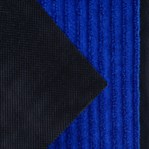 Коврик придверный влаговпитывающий, ребристый, «Стандарт», 40×60 см, цвет синий Коврик придверный влаговпитывающий, ребристый, «Стандарт», 40×60 см, цвет синий