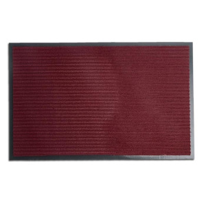 Коврик придверный влаговпитывающий ребристый «Стандарт», 50×80 см, цвет красный Коврик придверный влаговпитывающий ребристый «Стандарт», 50×80 см, цвет красный
