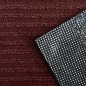 Коврик придверный влаговпитывающий ребристый «Стандарт», 50×80 см, цвет красный Коврик придверный влаговпитывающий ребристый «Стандарт», 50×80 см, цвет красный