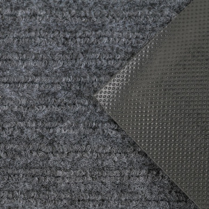 Коврик придверный влаговпитывающий, ребристый, «Стандарт», 50×80 см, цвет серый Коврик придверный влаговпитывающий, ребристый, «Стандарт», 50×80 см, цвет серый