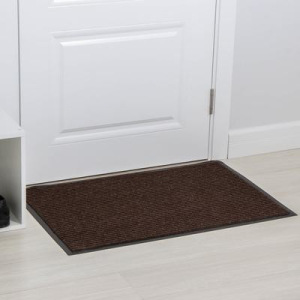Коврик придверный влаговпитывающий, ребристый, «Стандарт», 60×90 см, цвет коричневый Коврик придверный влаговпитывающий, ребристый, «Стандарт», 60×90 см, цвет коричневый