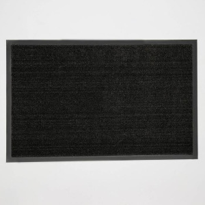 Коврик придверный влаговпитывающий, тафтинговый меланжированный «Комфорт», 50×80 см, цвет антрацитовый Коврик придверный влаговпитывающий, тафтинговый меланжированный «Комфорт», 50×80 см, цвет антрацитовый