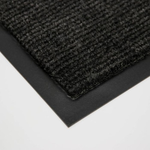Коврик придверный влаговпитывающий, тафтинговый меланжированный «Комфорт», 50×80 см, цвет антрацитовый Коврик придверный влаговпитывающий, тафтинговый меланжированный «Комфорт», 50×80 см, цвет антрацитовый