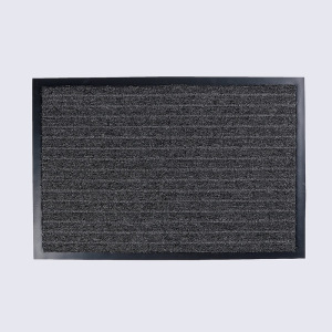 Коврик придверный влаговпитывающий, тафтинговый меланжированный, «Штутгарт», 40×60 см, цвет чёрно-серый Коврик придверный влаговпитывающий, тафтинговый меланжированный, «Штутгарт», 40×60 см, цвет чёрно-серый