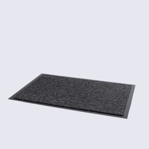 Коврик придверный влаговпитывающий, тафтинговый меланжированный, «Штутгарт», 40×60 см, цвет чёрно-серый Коврик придверный влаговпитывающий, тафтинговый меланжированный, «Штутгарт», 40×60 см, цвет чёрно-серый