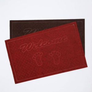 Коврик придверный «Welcome Следы», 45×75 см, цвет МИКС Коврик придверный «Welcome Следы», 45×75 см, цвет МИКС