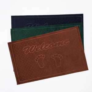 Коврик придверный «Welcome Следы», 45×75 см, цвет МИКС Коврик придверный «Welcome Следы», 45×75 см, цвет МИКС