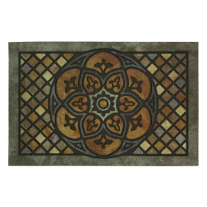 Коврик придверный Wood Medallion, 58,5х89 см Коврик придверный Wood Medallion, 58,5х89 см