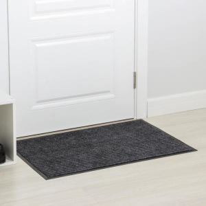 Коврик влаговпитывающий ребристый 60х90 см "БАРЬЕР" цвет серый Коврик влаговпитывающий ребристый 60х90 см "БАРЬЕР" цвет серый