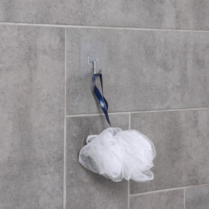 Крючок-наклейка, 6×6,5×2 см, цвет прозрачный Крючок-наклейка, 6×6,5×2 см, цвет прозрачный