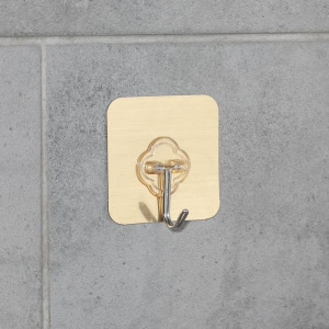 Крючок-наклейка «Классик», металл, цвет МИКС Крючок-наклейка «Классик», металл, цвет МИКС