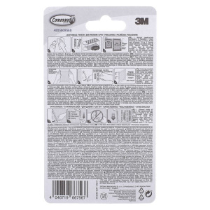 Легкоудаляемые настенные застежки Command, для рамок картин, до 7,2кг, 4шт Легкоудаляемые настенные застежки Command, для рамок картин, до 7,2кг, 4шт