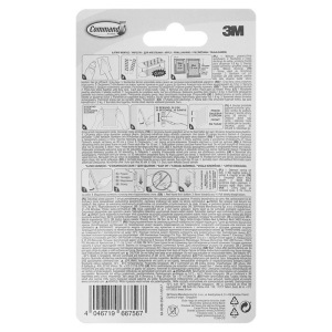 Легкоудаляемые настенные застежки Command, для рамок картин, до 7,2кг, 4шт Легкоудаляемые настенные застежки Command, для рамок картин, до 7,2кг, 4шт