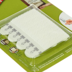 Легкоудаляемые настенные застежки для рамок картин сред до 1,3 кг, набор 6 шт Легкоудаляемые настенные застежки для рамок картин сред до 1,3 кг, набор 6 шт